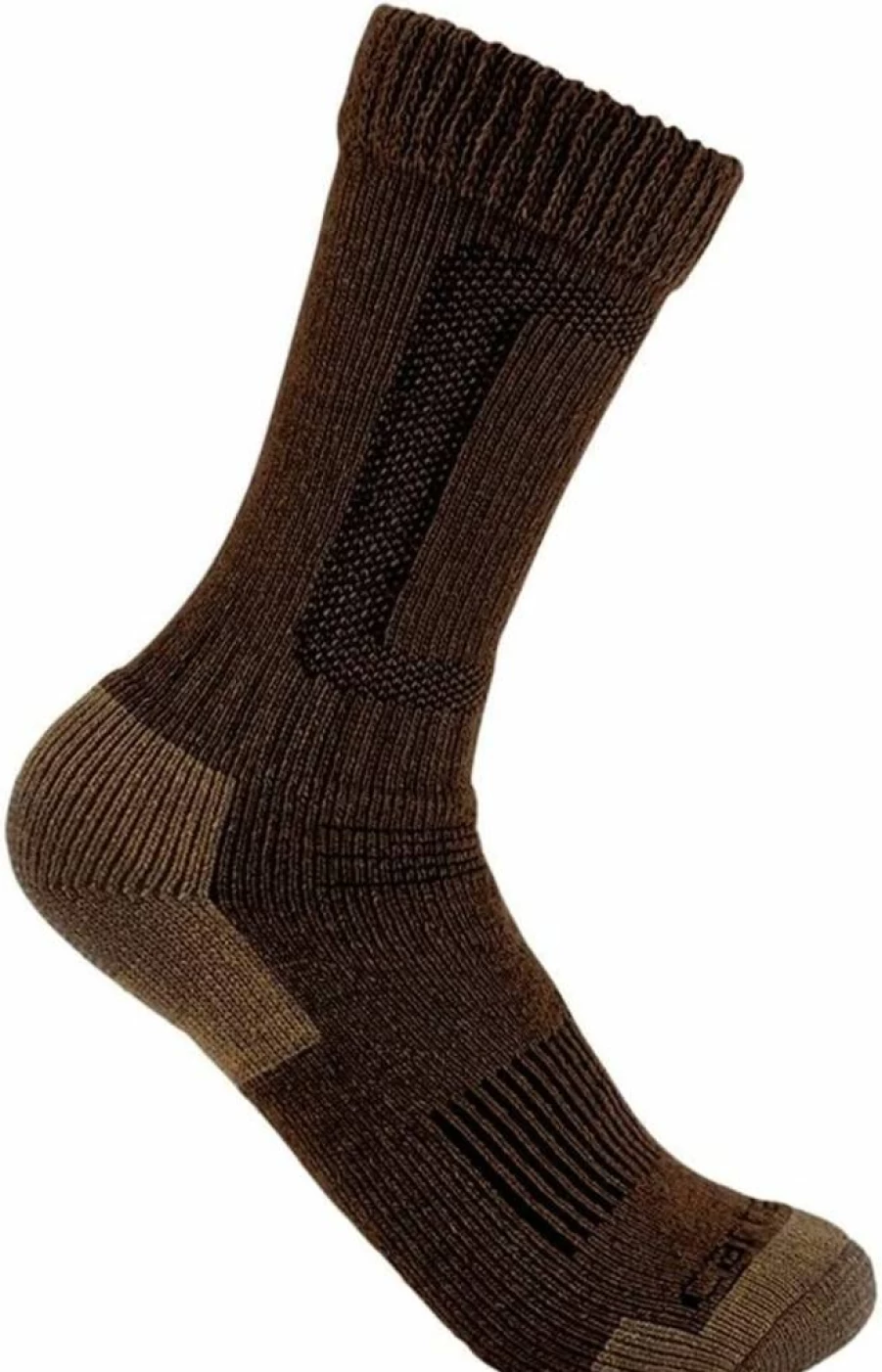 Carhartt Men's Steel Toe Work Boot Socks - Heavyweight Wool Blend for Durability & Comfort