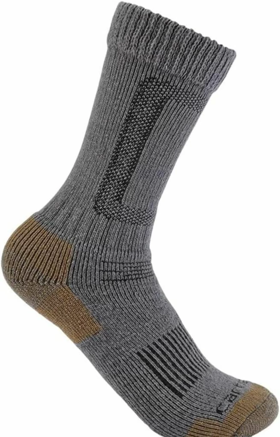 Carhartt Men's Steel Toe Work Boot Socks - Heavyweight Wool Blend for Durability & Comfort