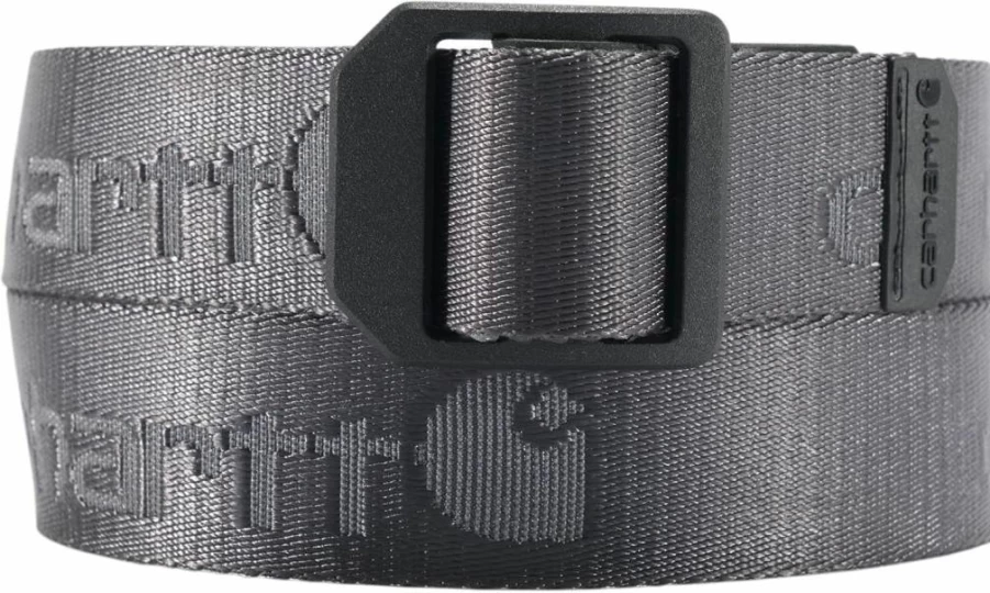 Carhartt Men's Heavy Duty Casual Belt - Flexible Stitched Durable Webbing, Multiple Colors & Sizes for Work & Everyday Wear