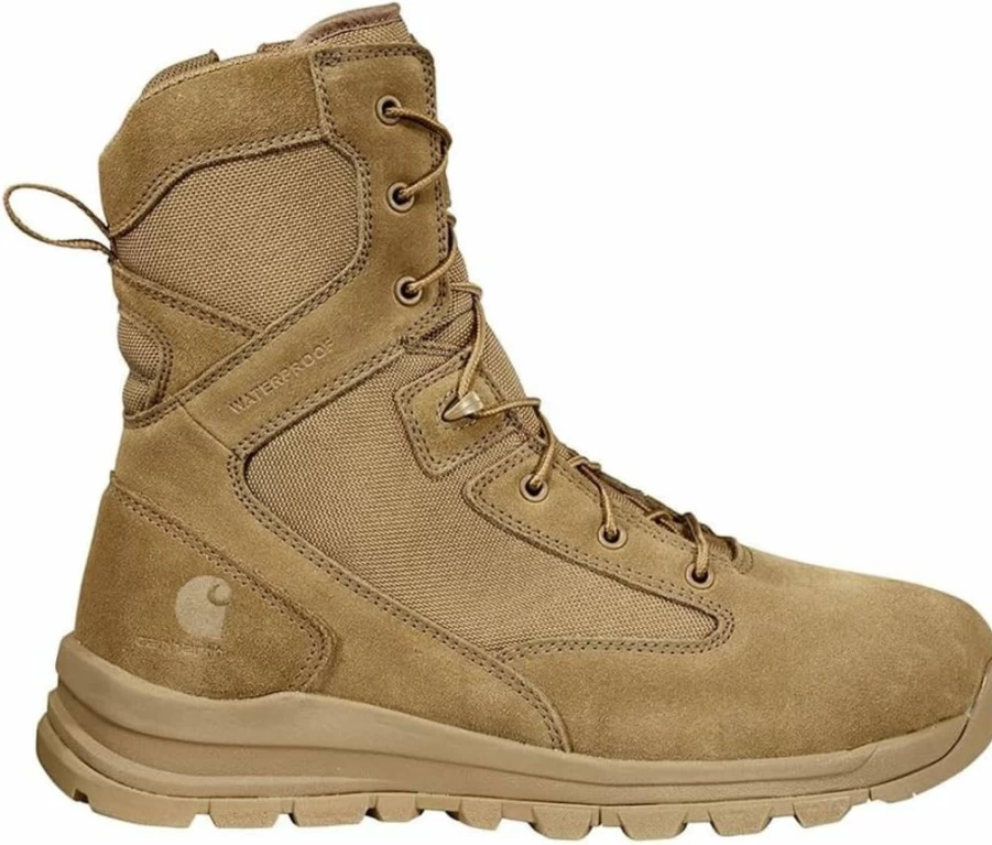 Carhartt Men's Gilmore Waterproof 8-Inch Side Zip Work Boot Fh8021M