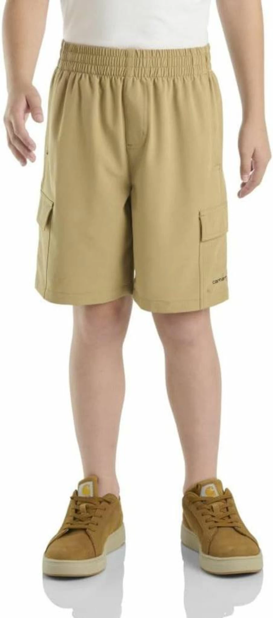 Carhartt Boys' Rugged Flex Ripstop Work Shorts - Durable Kids' Cargo Shorts for Active Play