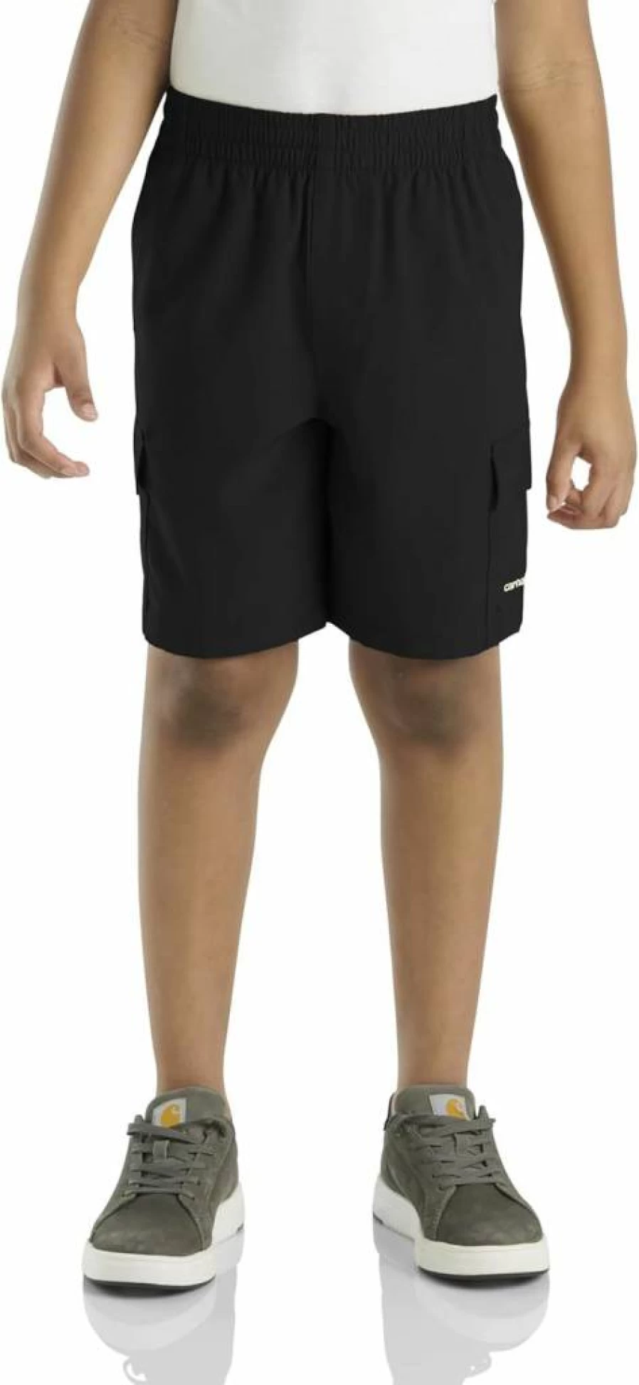 Carhartt Boys' Rugged Flex Ripstop Work Shorts - Durable Kids' Cargo Shorts for Active Play