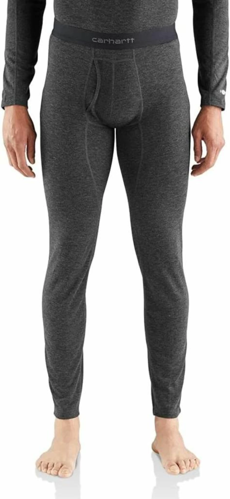 Carhartt Men's Force Midweight Base Layer Pants - Synthetic-Wool Blend Thermal Underwear for Cold Weather