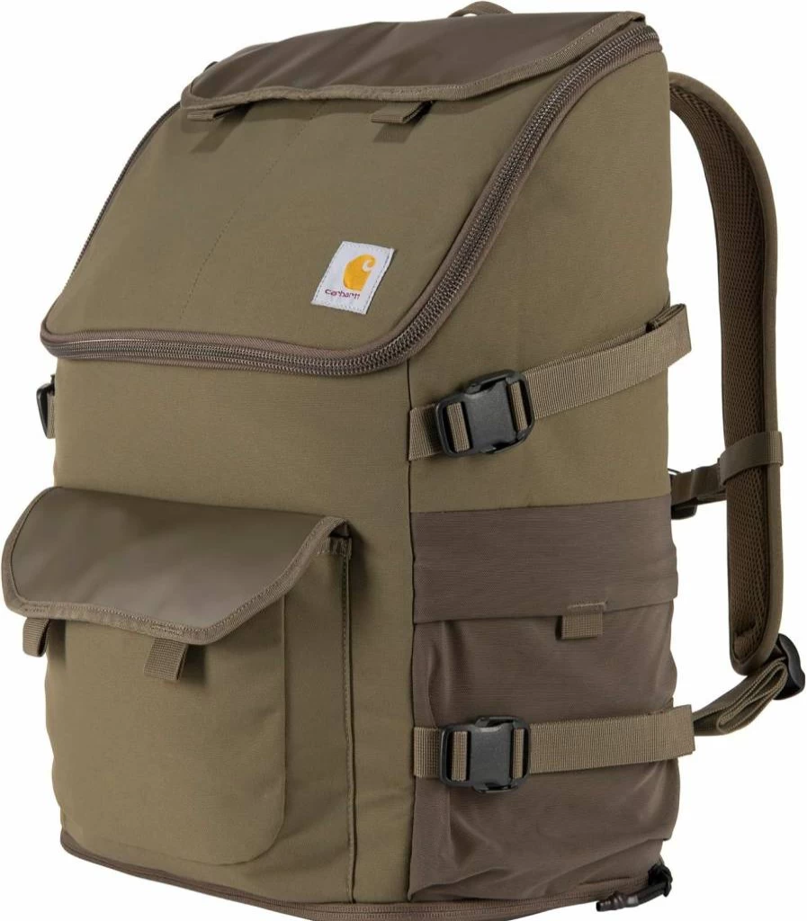 Carhartt Workday Backpack 35L Nylon Durable Laptop Backpack for Men & Women, One Size Fits All, Tarmac Black