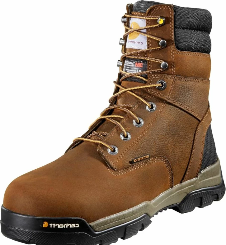Carhartt Men's Ground Force CME8047 Insulated Waterproof Work Boot for Heavy Duty Safety