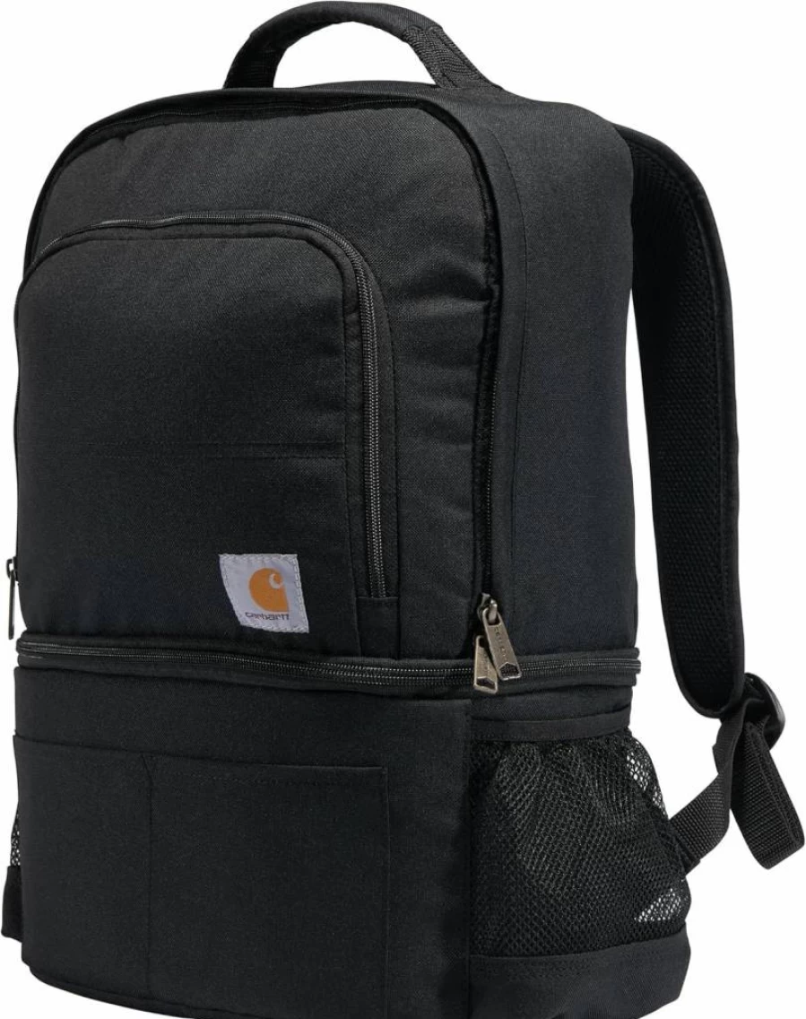 Carhartt Insulated Cooler Backpack - 24 Can Capacity, Water-Resistant, Two Compartment for Camping, Beach, Travel & Outdoor Activities