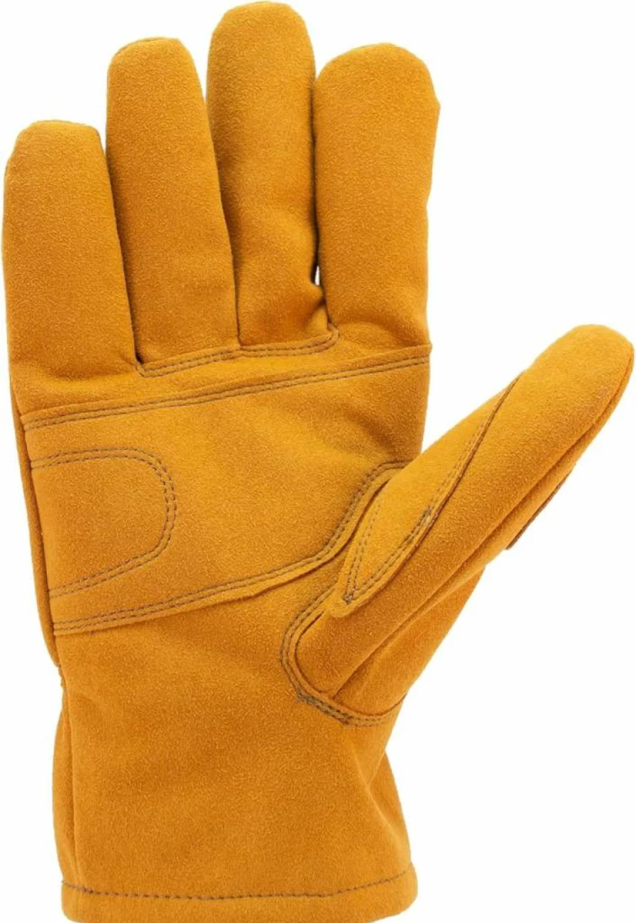 Carhartt Men's Durable Leather Work Gloves for Fencing & Heavy-Duty Protection