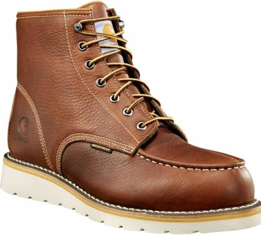 Carhartt Men's 6-Inch Waterproof Work Boot with Soft Toe for Durability and Comfort