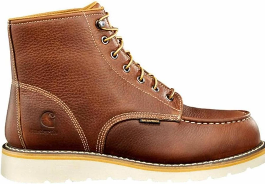Carhartt Men's 6-Inch Waterproof Work Boot with Soft Toe for Durability and Comfort