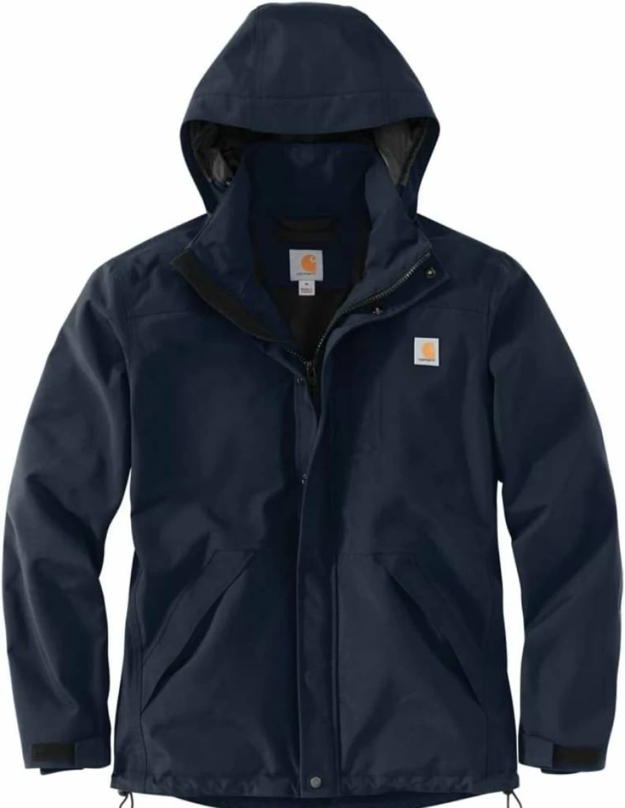 Carhartt Men's Storm Defender Heavyweight Jacket - Waterproof Loose Fit Workwear Coat for Outdoor Protection