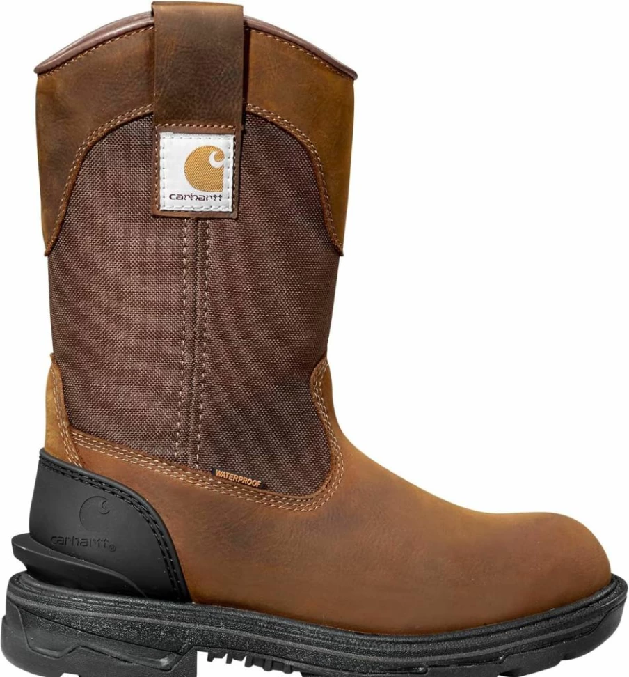 Carhartt Women's Ironwood Waterproof Wellington Work Boots - 11 Inch Soft Toe Durable Safety Footwear