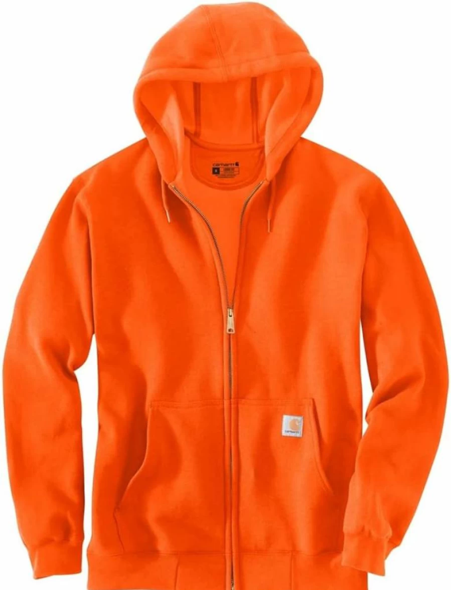 Carhartt Men's K122 Loose Fit Midweight Full-Zip Hooded Sweatshirt Jacket