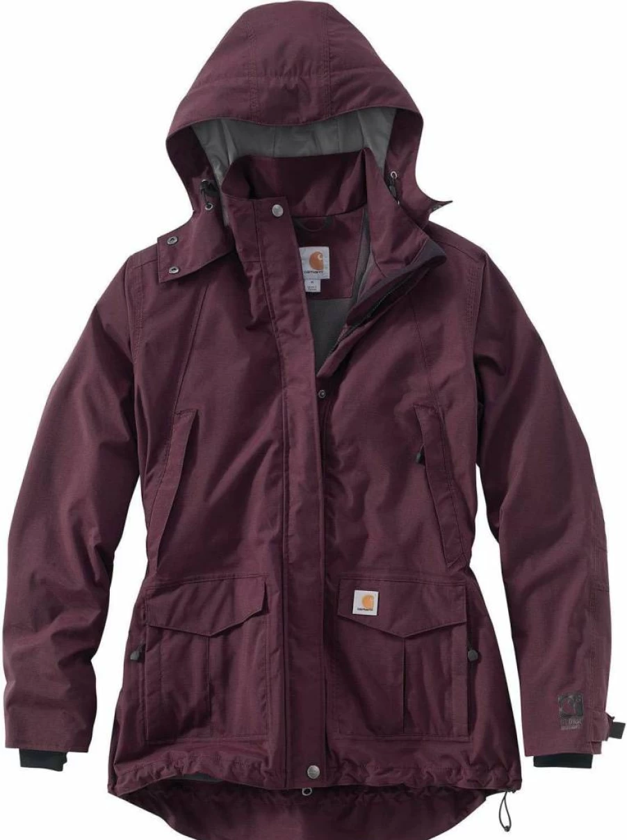 Carhartt Women's Plus-Size Water-Resistant Shoreline Jacket with Storm Defender Technology