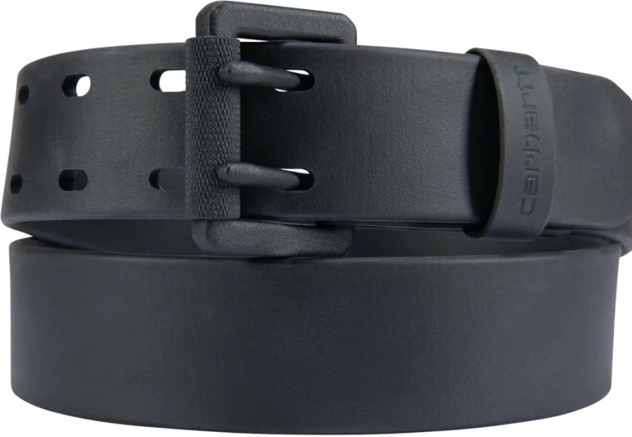 Carhartt Men's Durable Waterproof Casual Belt with TPU Coated Webbing & Double-Prong Roller Buckle