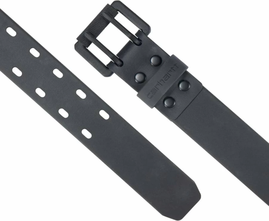 Carhartt Men's Durable Waterproof Casual Belt with TPU Coated Webbing & Double-Prong Roller Buckle