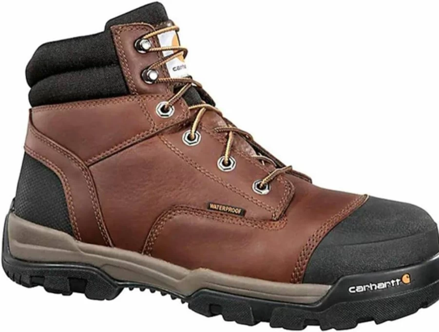 Carhartt Men's Ground Force 6 Inch Waterproof Composite Toe Work Boots - Durable Safety Footwear