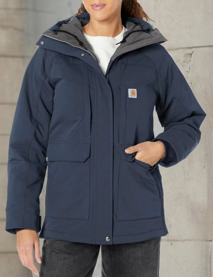 Carhartt Women's Super Dux Insulated Winter Coat - Relaxed Fit Traditional Jacket for Cold Weather