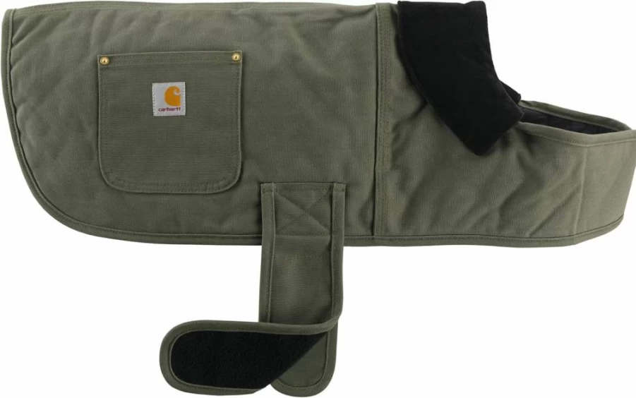 Carhartt Brown Insulated Firm Duck Dog Chore Coat for Medium Dogs - Durable Winter Pet Jacket by Carhartt