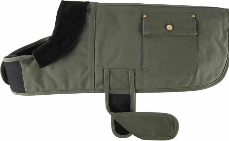 Carhartt Brown Insulated Firm Duck Dog Chore Coat for Medium Dogs - Durable Winter Pet Jacket by Carhartt