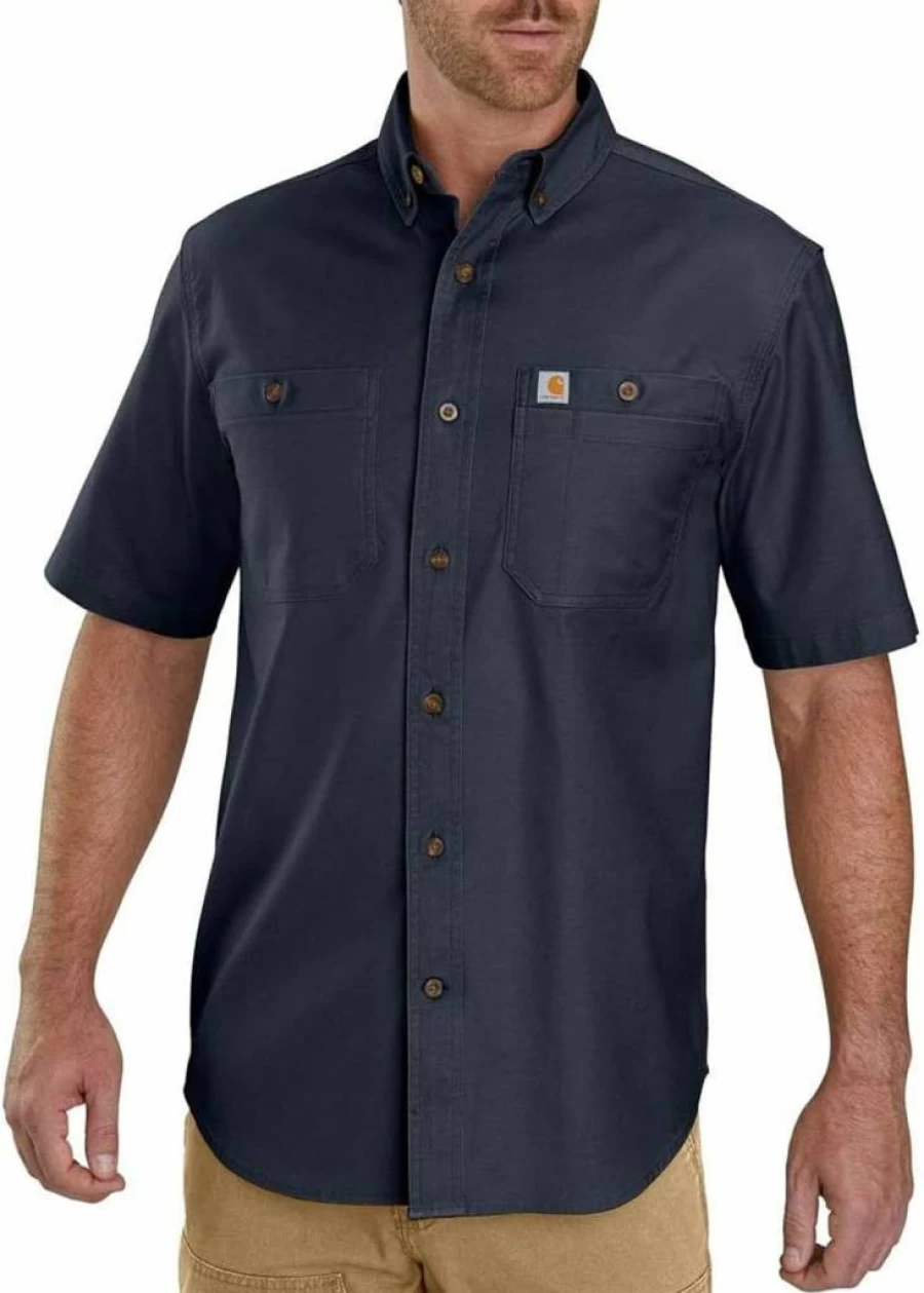 Carhartt Men's Rugged Flex Rigby Durable Work Shirt Jacket for Outdoor & Heavy-Duty Use