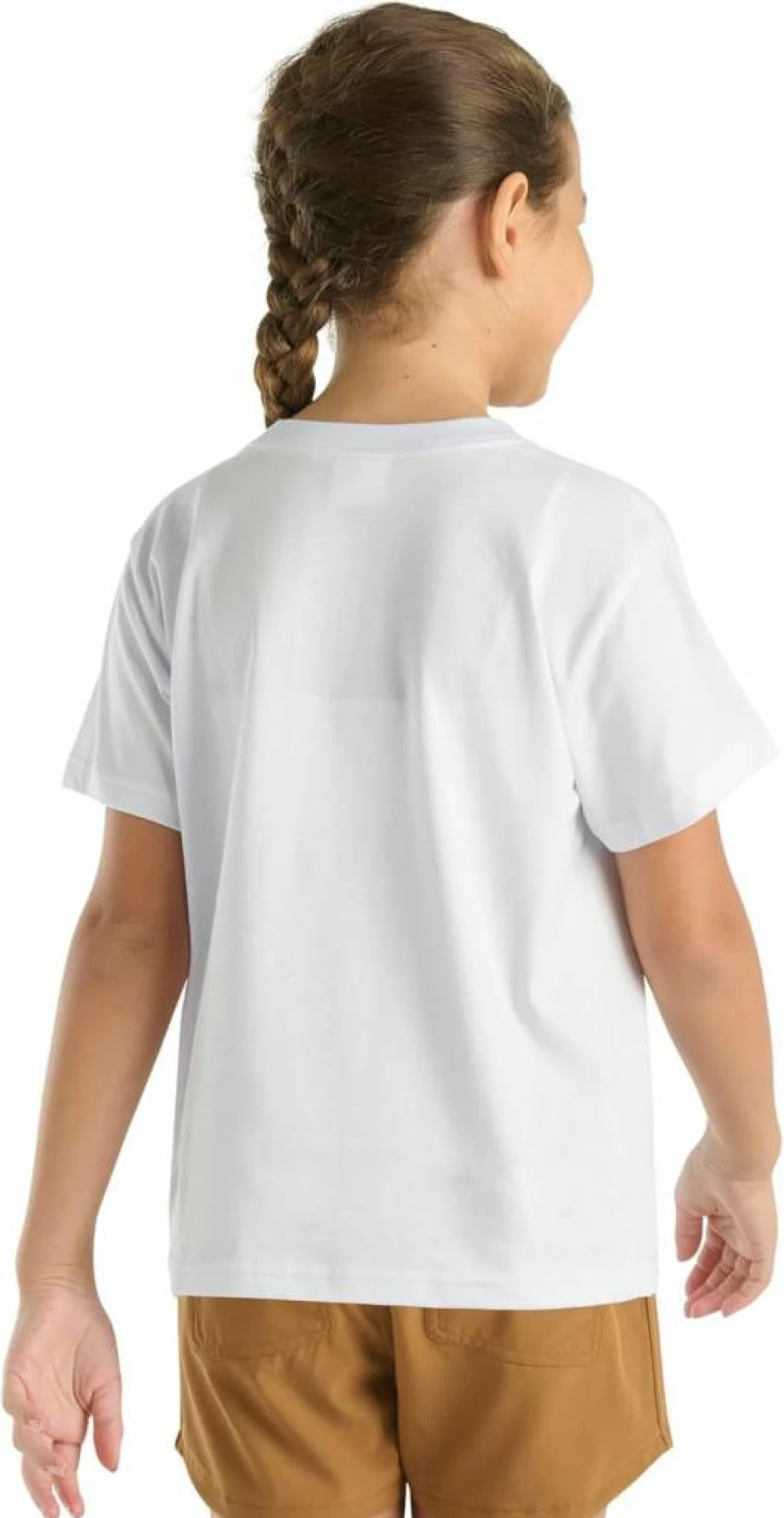 Carhartt Girls' Short-Sleeve Tonal Patch Pocket T-Shirt - Ca7109 Kids' Casual Tee