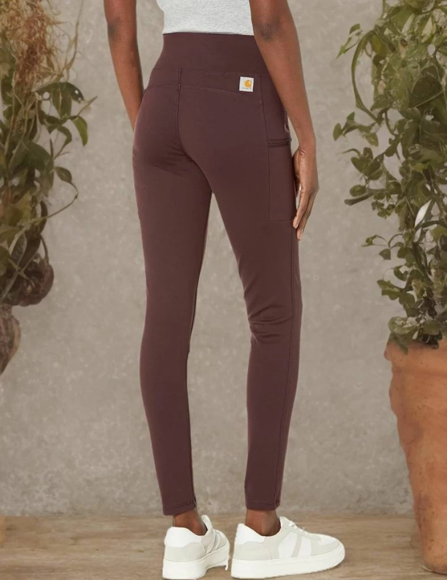 Carhartt Women's Force Lightweight Utility Leggings - Durable Work Pants for Women