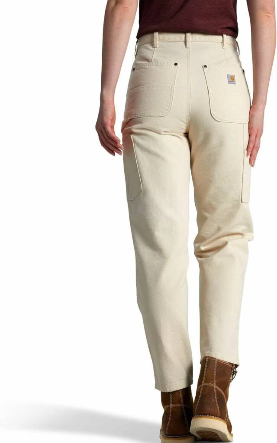 Carhartt Women's Vintage Double-Front Work Pants - Durable Canvas Workwear for Women