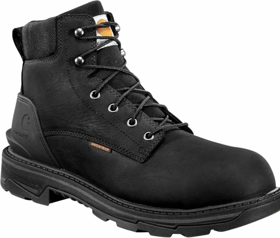 Carhartt Men's Ironwood Waterproof 6-Inch Soft Toe Work Boots - Durable Safety Footwear for Tough Jobs