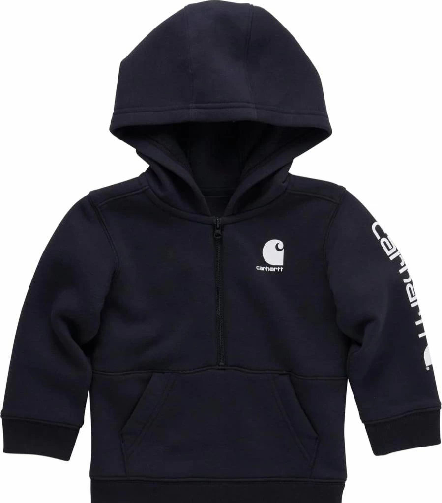 Carhartt Boys' Long-Sleeve Quilted Half-Zip Jersey Sweatshirt - Ca6702