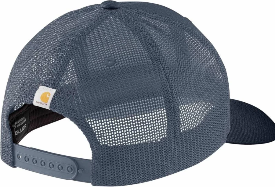 Carhartt Men's Canvas Mesh-Back Fishing Cap with Patch Logo