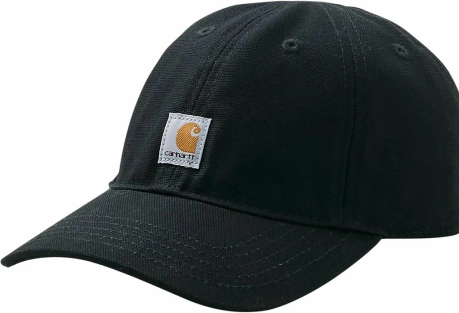 Carhartt Baby Girls' Classic Canvas Baseball Cap - Adjustable Toddler Hat