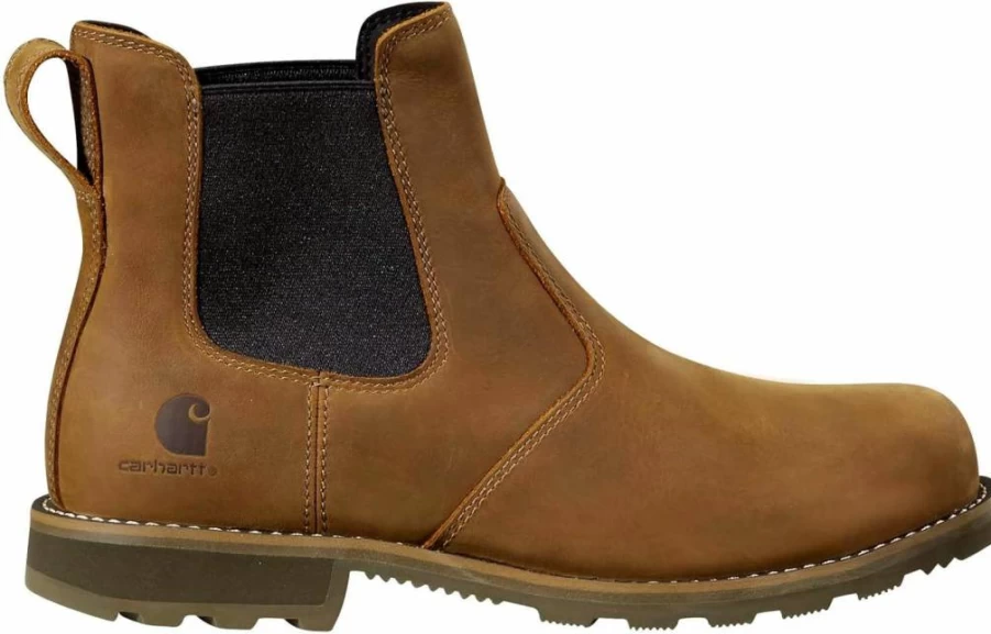 Carhartt Unisex Waterproof Steel Toe Chelsea Work Boots for Men and Women