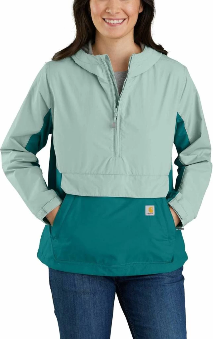 Carhartt Men's Rain Defender Loose Fit Lightweight Packable Anorak Jacket