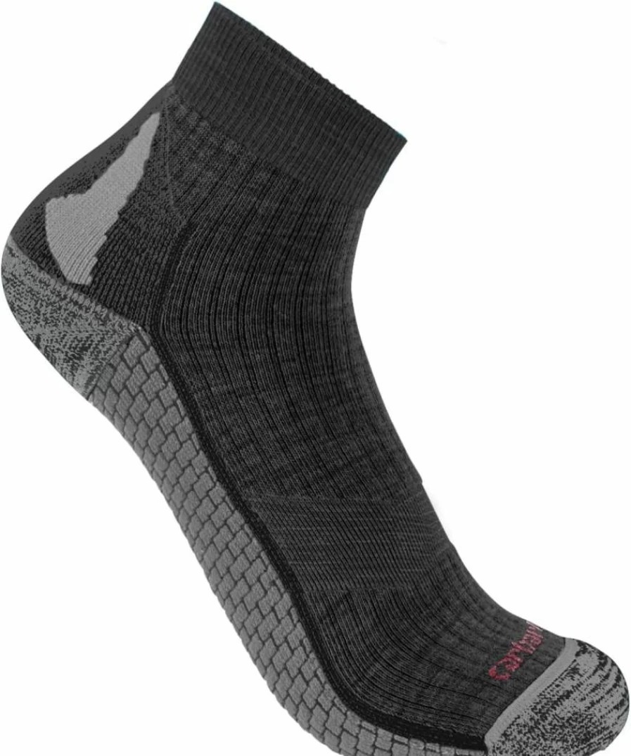 Carhartt Women's Force Grid Midweight Quarter Socks - Synthetic-Merino Wool Blend for Comfort & Durability