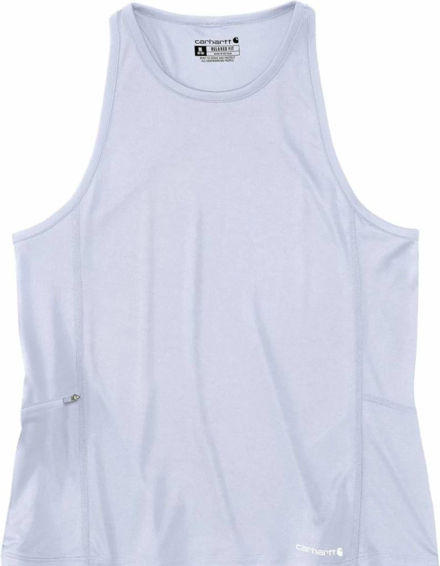 Carhartt Women's Force Relaxed Fit Sleeveless Shirt 106828 - Comfortable Workwear Tank Top