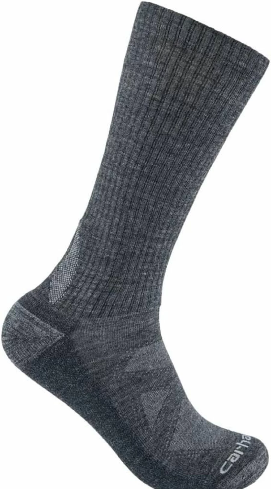 Carhartt Men's Midweight Merino Wool Boot Socks - Durable Work & Outdoor Socks