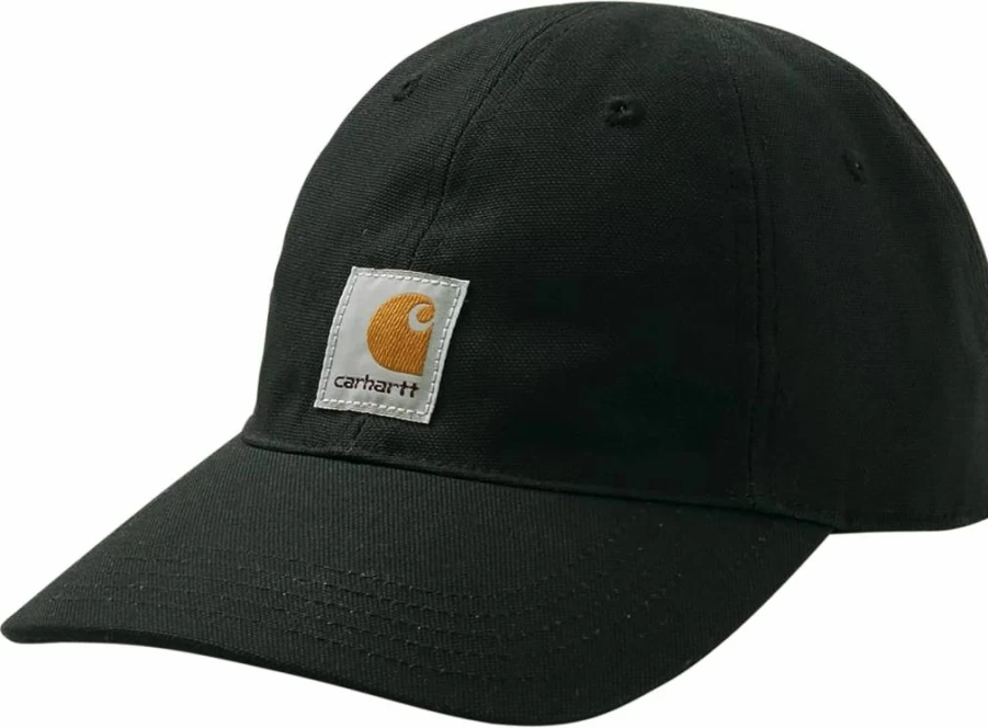 Carhartt Boys' Classic Canvas Baseball Cap - Durable Adjustable Hat for Kids