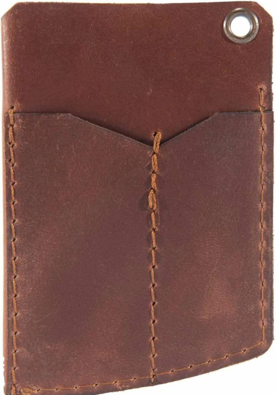 Carhartt Men's Craftsman Genuine Leather Front Pocket Wallet - Slim Bifold Brown RFID Blocking for Men