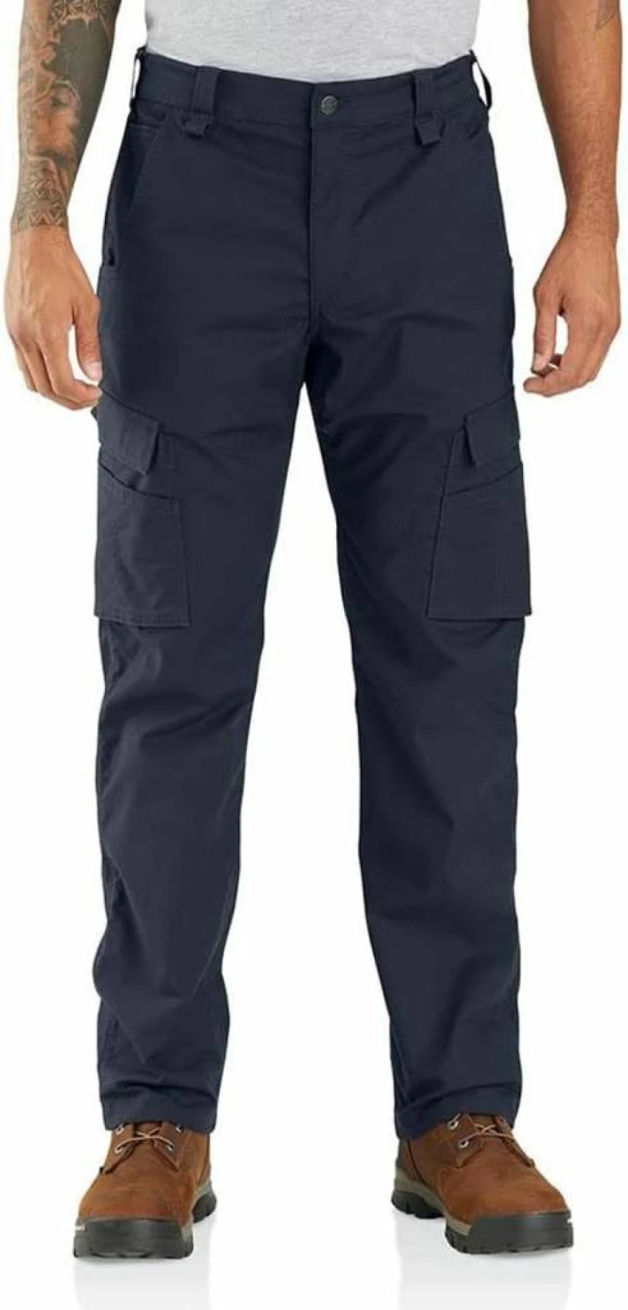 Carhartt Men's Relaxed Fit Ripstop Cargo Work Pants - Durable Utility Pants for Men