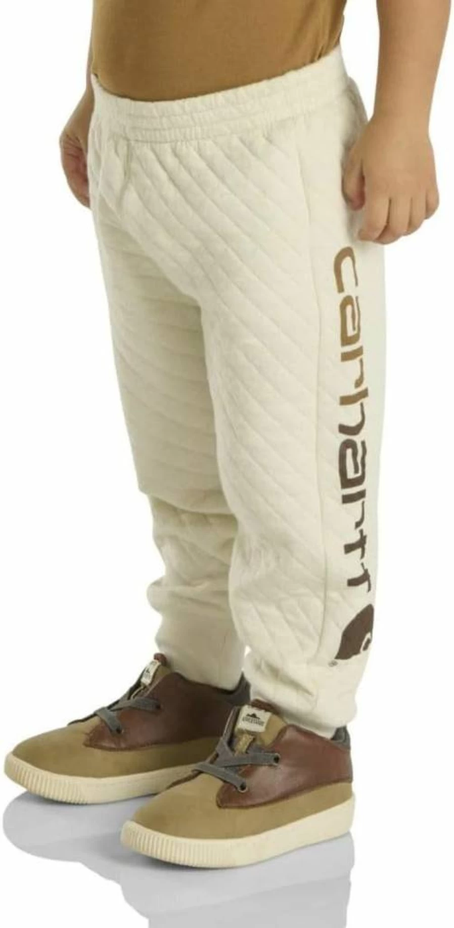 Carhartt Boys' CK8449 Quilted Jersey Logo Sweatpants - Comfortable Kids' Athletic Pants