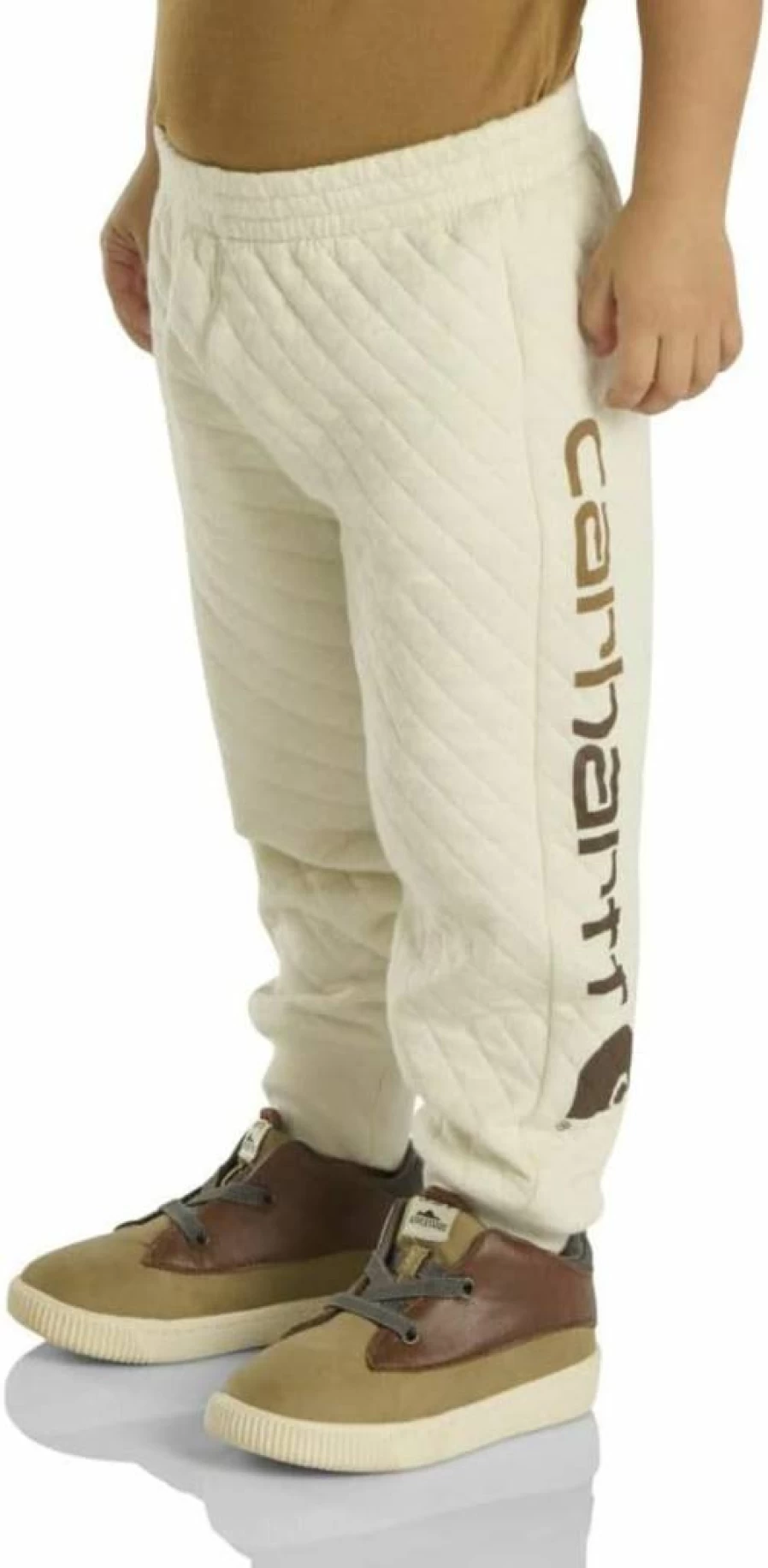 Carhartt Boys' CK8449 Quilted Jersey Logo Sweatpants for Kids - Comfortable & Durable