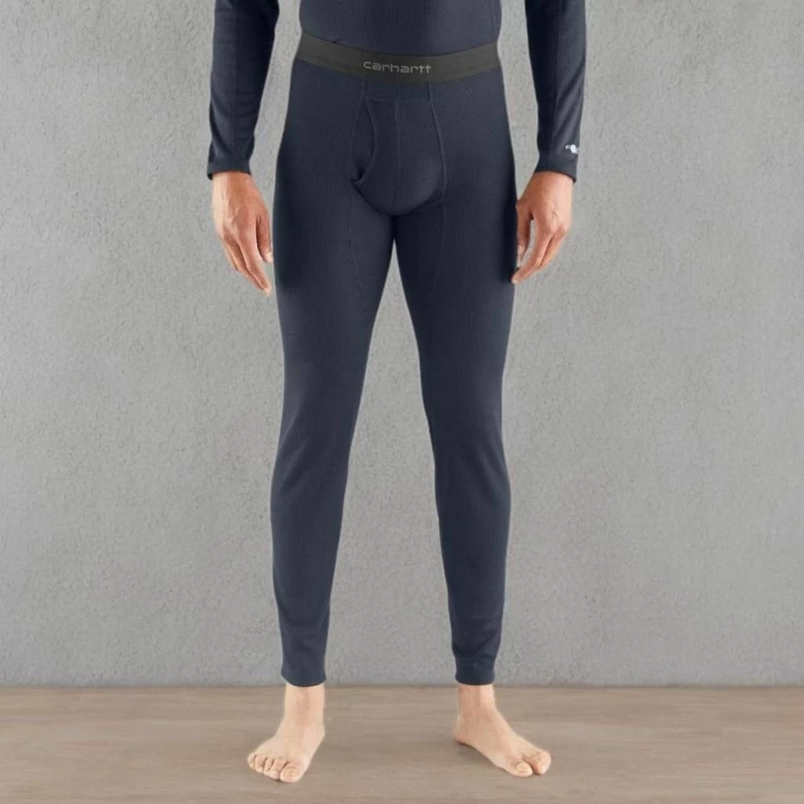 Carhartt Men's Midweight Base Layer Bottom - MBL115 Classic Thermal Underwear for Cold Weather