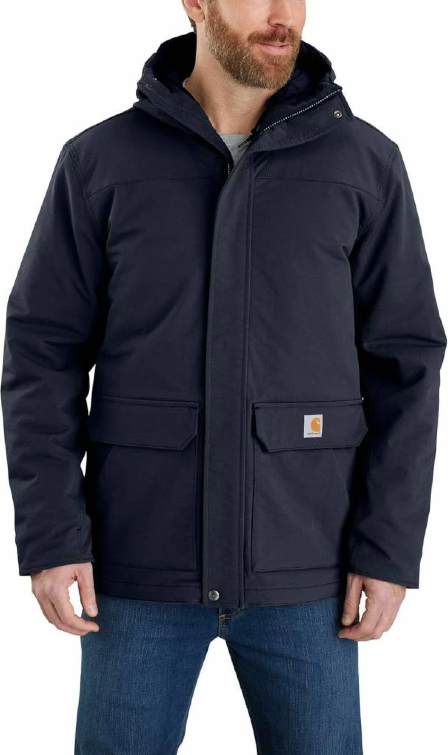 Carhartt Men's Super Dux Relaxed Fit Insulated Traditional Coat - Heavyweight Winter Work Jacket