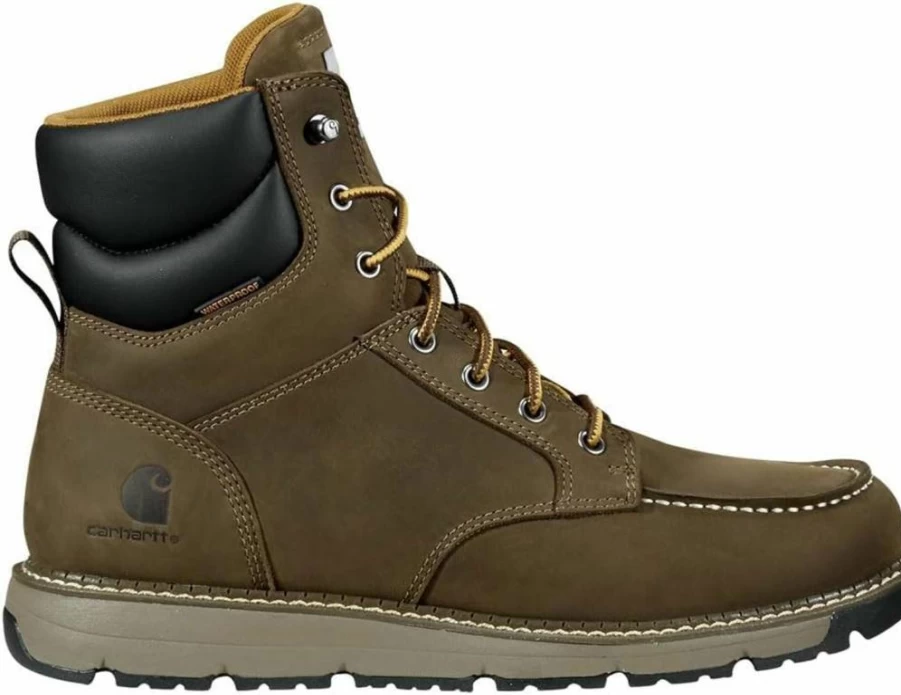 Carhartt Men's Millbrook 6-Inch Waterproof Nano Toe Wedge Work Boot Ankle Height