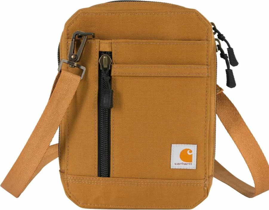 Carhartt Women's Nylon Duck Crossbody Wallet - Black, One Size Fits All, Durable & Stylish