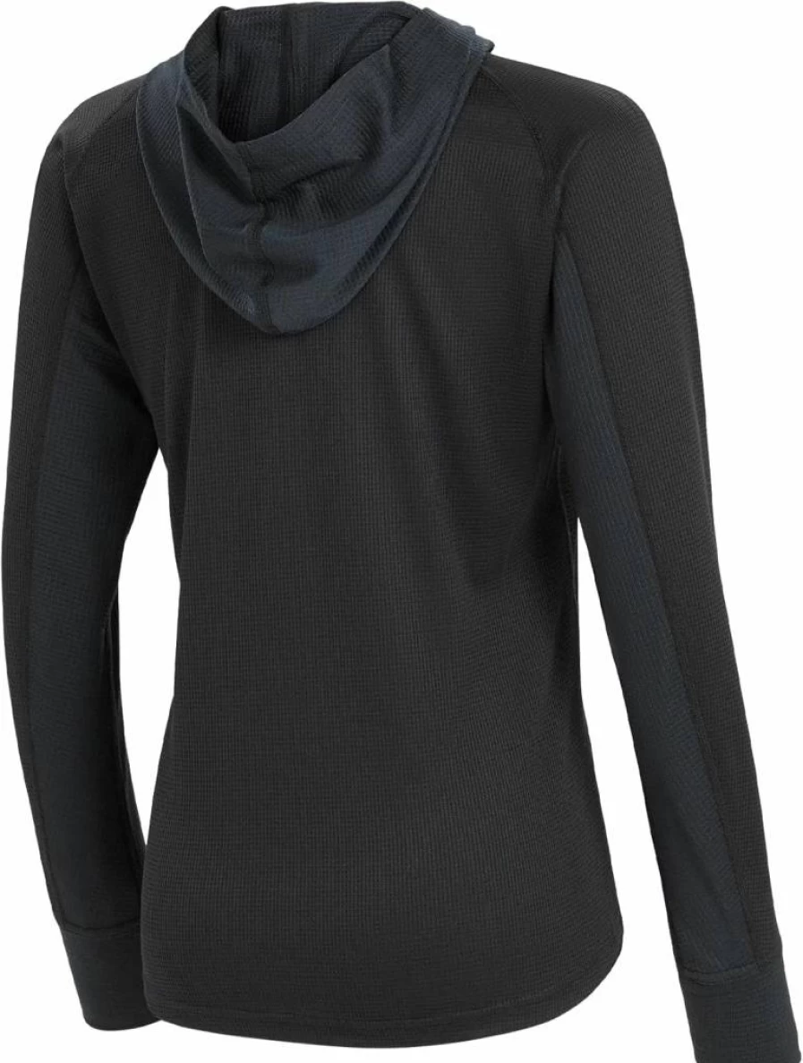 Carhartt Women's Force Midweight Micro-Grid Thermal Base Layer Hoodie for Cold Weather