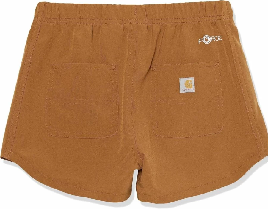 Carhartt Girls' Rugged Flex Denim Shorts - Durable Kids' Denim Shorts CH9306