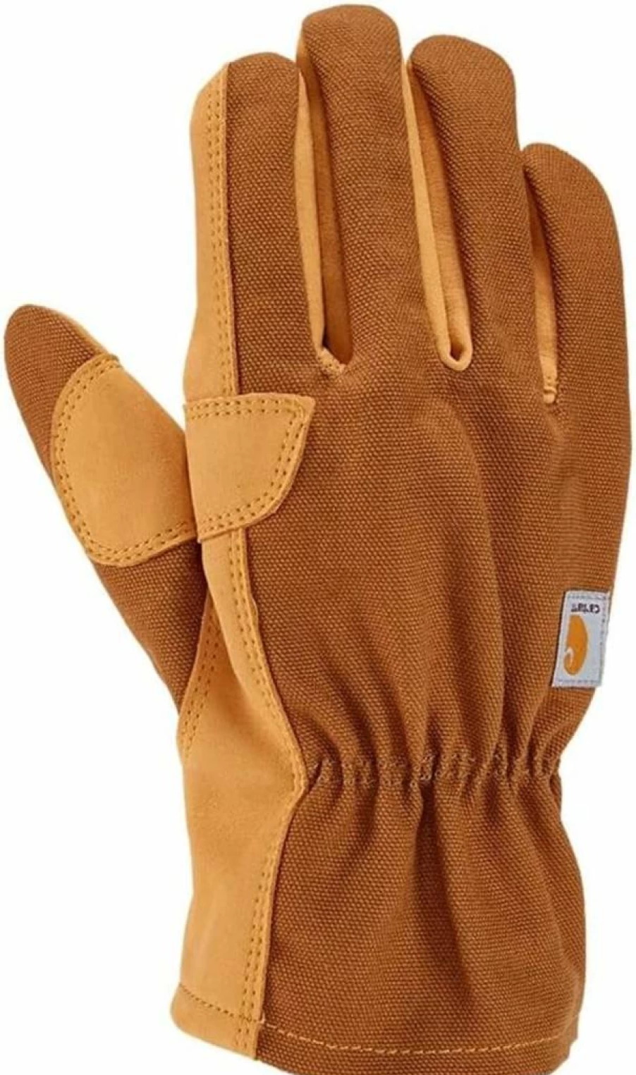 Carhartt Women's Duck Synthetic Leather Work Gloves with Open Cuff - Durable & Flexible
