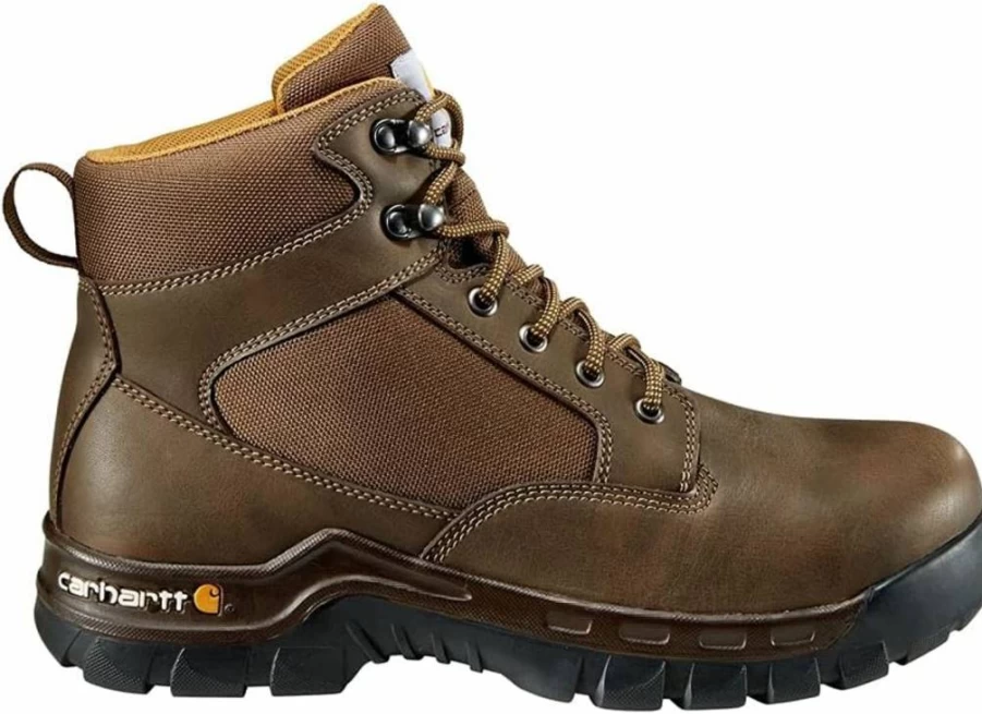 Carhartt Men's Rugged Flex 6-Inch Steel Toe Work Boots for Construction - Durable Safety Footwear