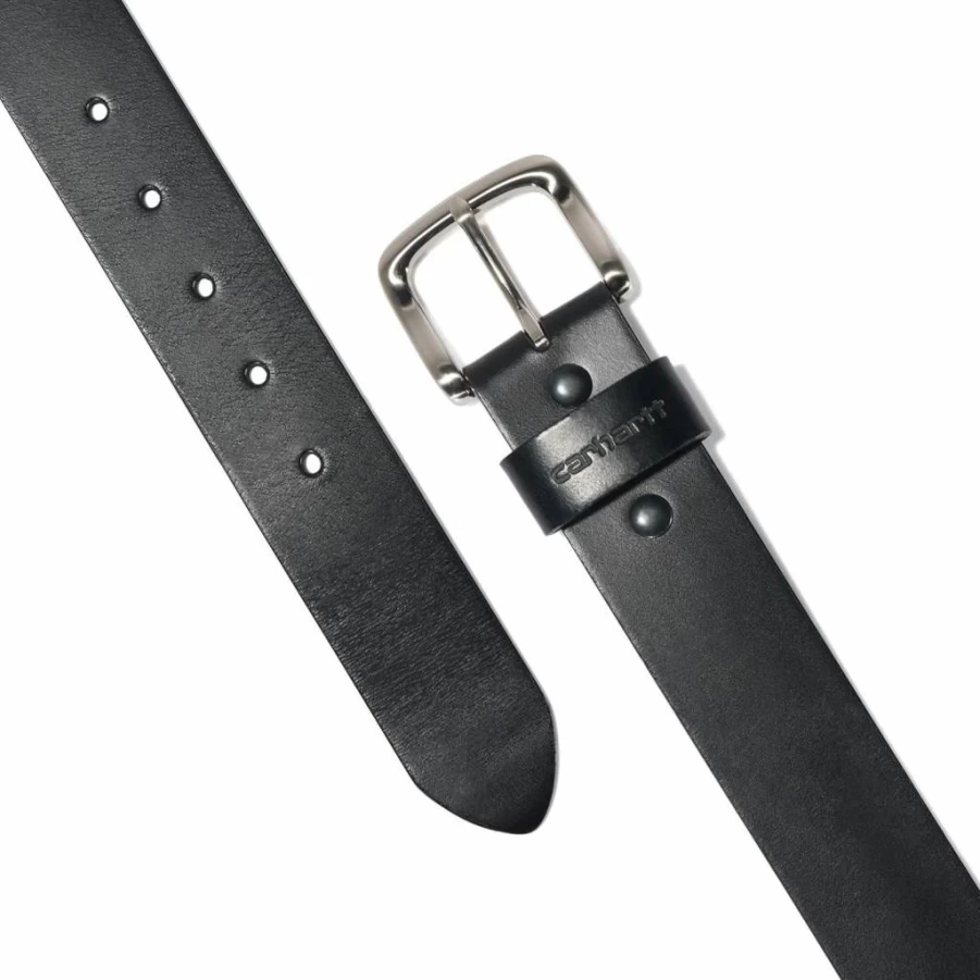 Carhartt Men's Genuine Leather Casual Belt - Multiple Styles, Colors & Sizes for Everyday Wear